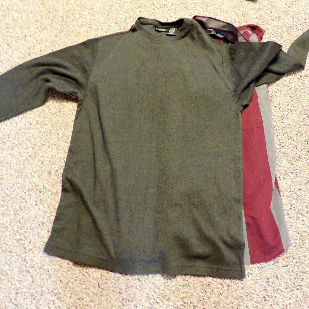 GEORGE - Man's Pullover longsleeve Shirt sz M  38/40 dark gray